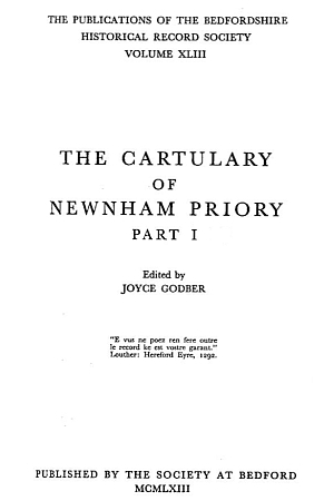 Cartulary - 0011 Image