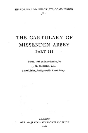 Cartulary - 0258 Image