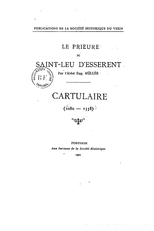 Cartulary - 0501 Image